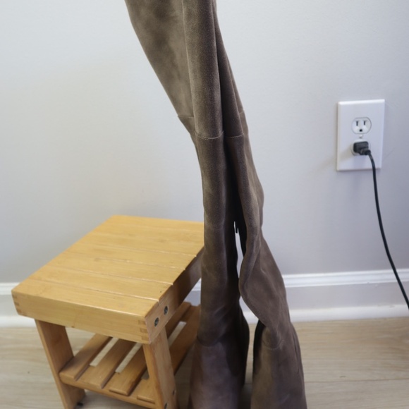 Vince Camuto Suede Over-the-Knee Boots – Gray – Women’s Size 9 - Picture 6 of 9